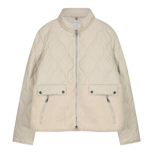 Rino-&-Pelle-Believe-Padded-Teddy-Jacket-Stone-Product-Image-Front-View