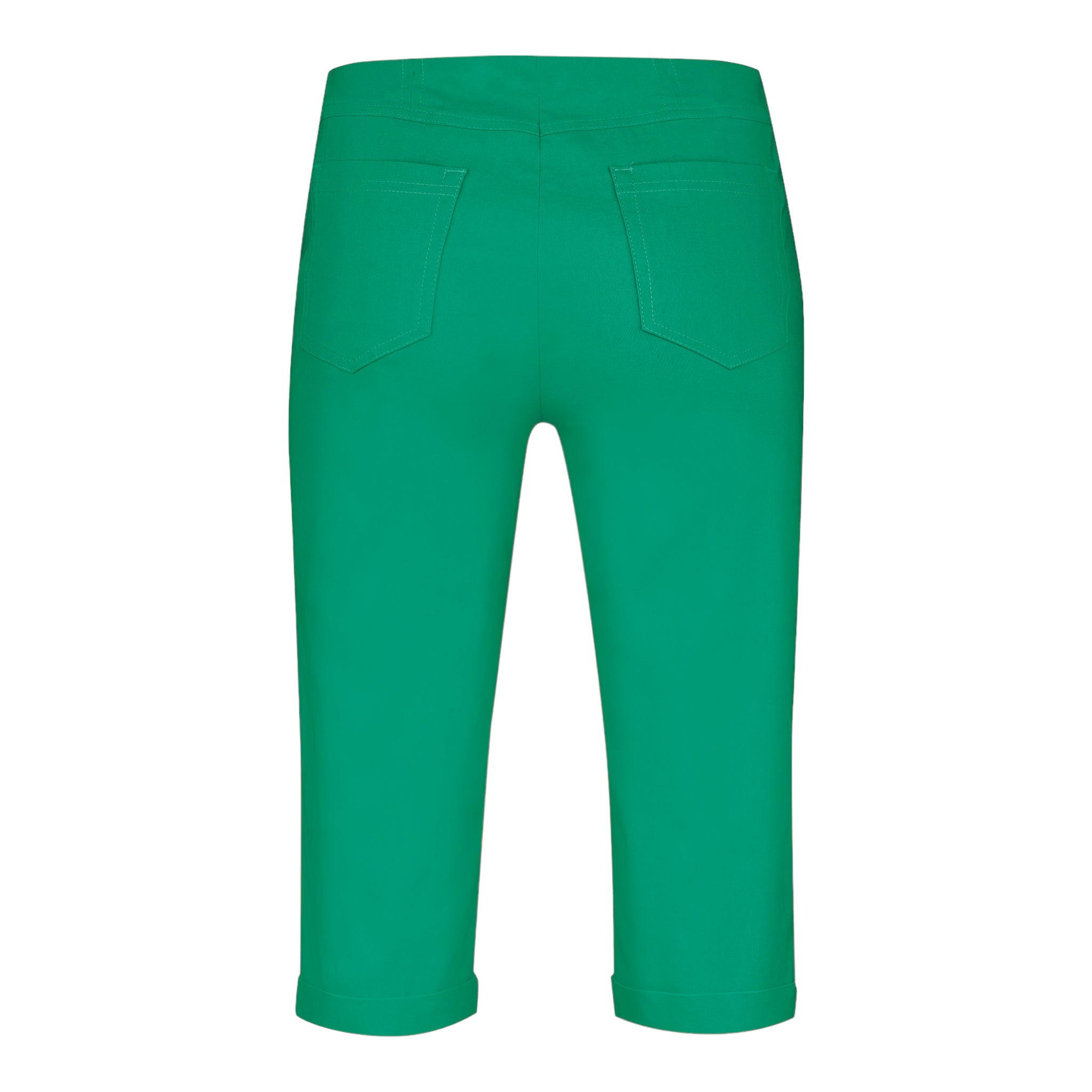 Robell-Bella-05-Bermuda-Shorts-Emerand-Green-51625-843-product-back-view