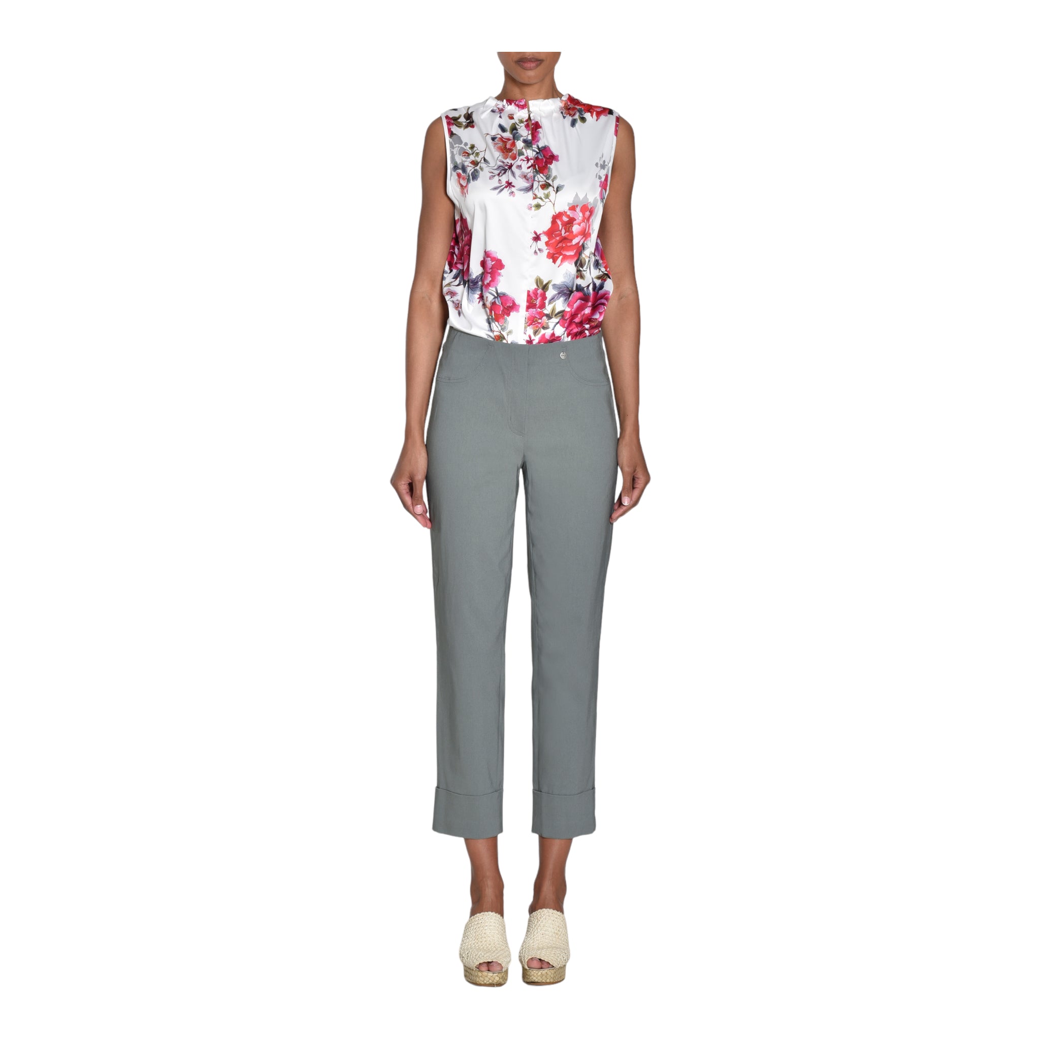 robell-bella-09-trousers-with-cuff-model-front-view