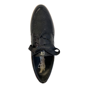 DL Sport Lacing Shoe Black Patent - Size 7.5